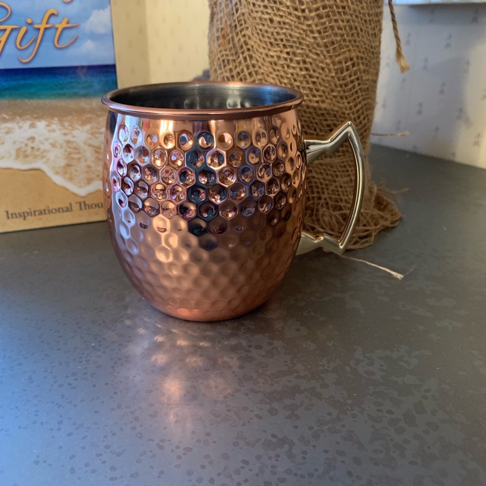 California Pantry, COPPER hammered Moscow Mule mug, drinking cup.